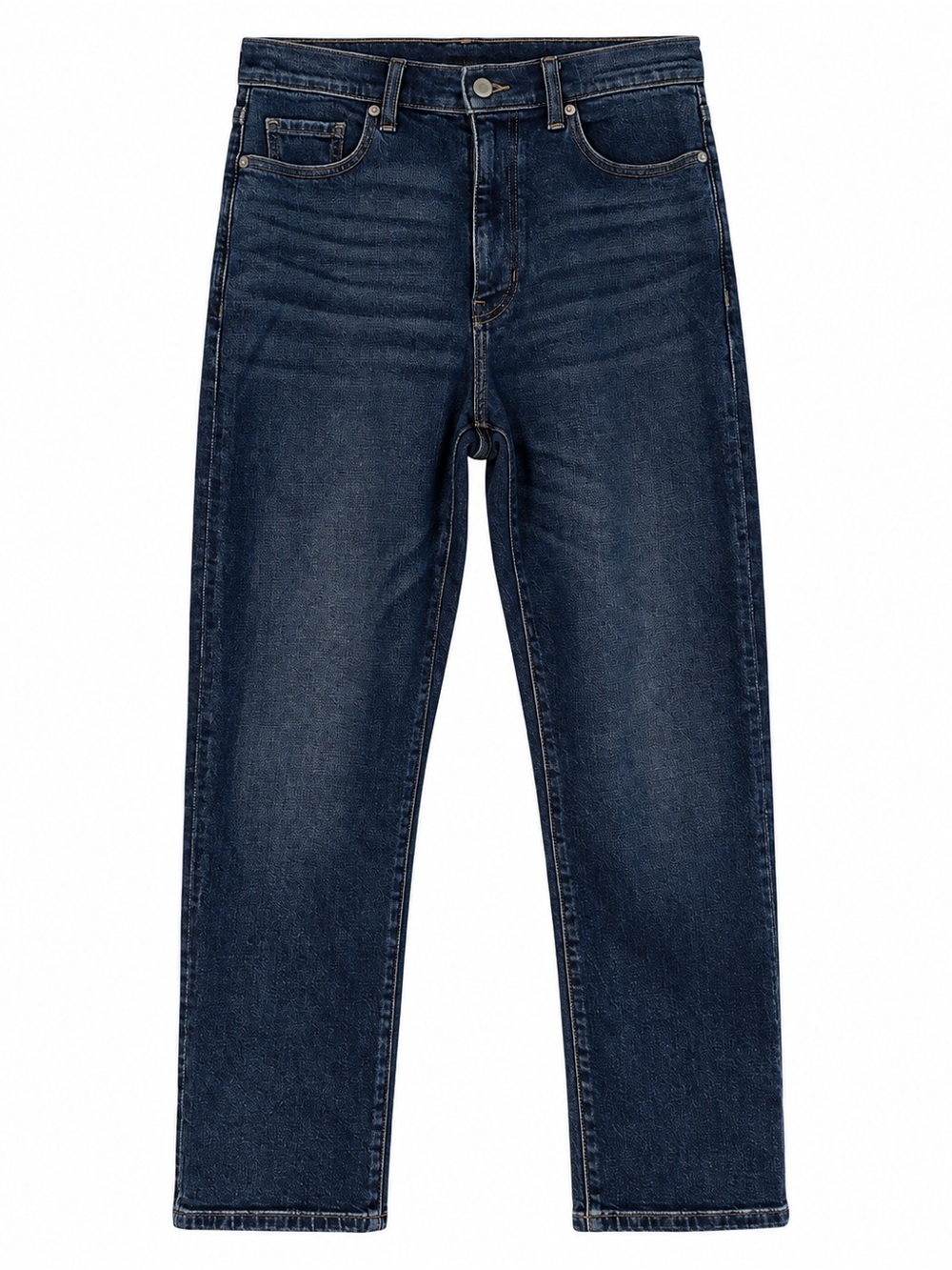 Banana Republic Premium Denim High-Rise Straight Jeans - Dark Wash, Size 29